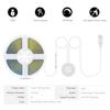 Dimmbare USB 5V LED Unterschrankleuchte COB-Streifen mit durchlässigem 25MM Holz Wireless Control Touch-Schalter DIY Küchenbeleuchtung