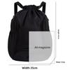 Large Capacity Sports Backpack Basketball & Swimming Bag with Drawstring Pockets Multi-Functional Gym Bag for Training