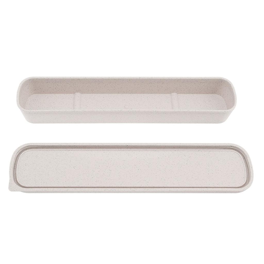 25cm Exquisite Workmanship Split Type Wheat Straw Tableware Box 3 Color For Dinnerware Boxes Picnics Dinnerware Box