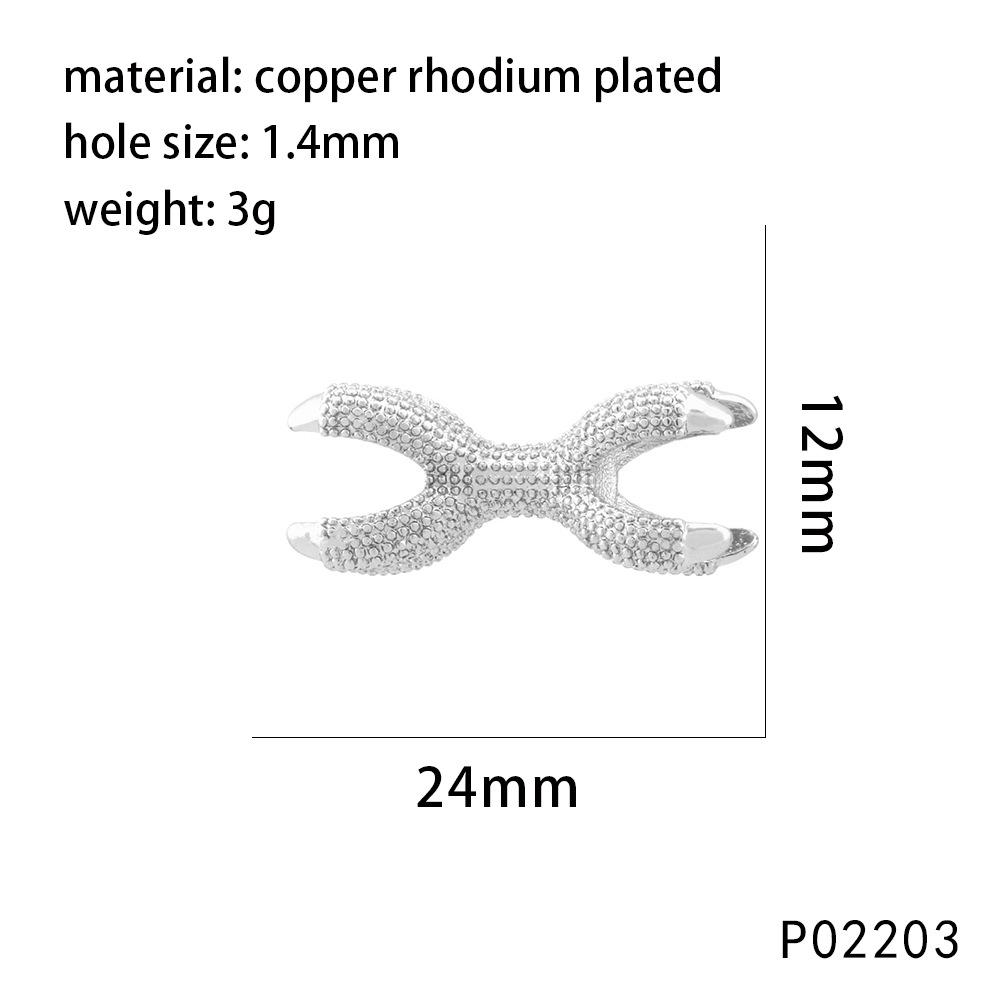 Bracelet Couronne Perles Zircon Corail Bicolore Or & Argent Électroplaqué Fait Main