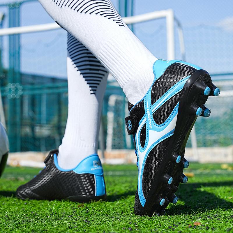 Scarpe da Calcio Traspiranti con Foro per Unghie Lunghe e Laccio, Scarpe da Calcio, Scarpe da Allenamento