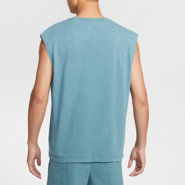 Nike SS25 Komfortabel Rund Hals Sport Fritid Vest Menn Vester Blå HJ3688-006