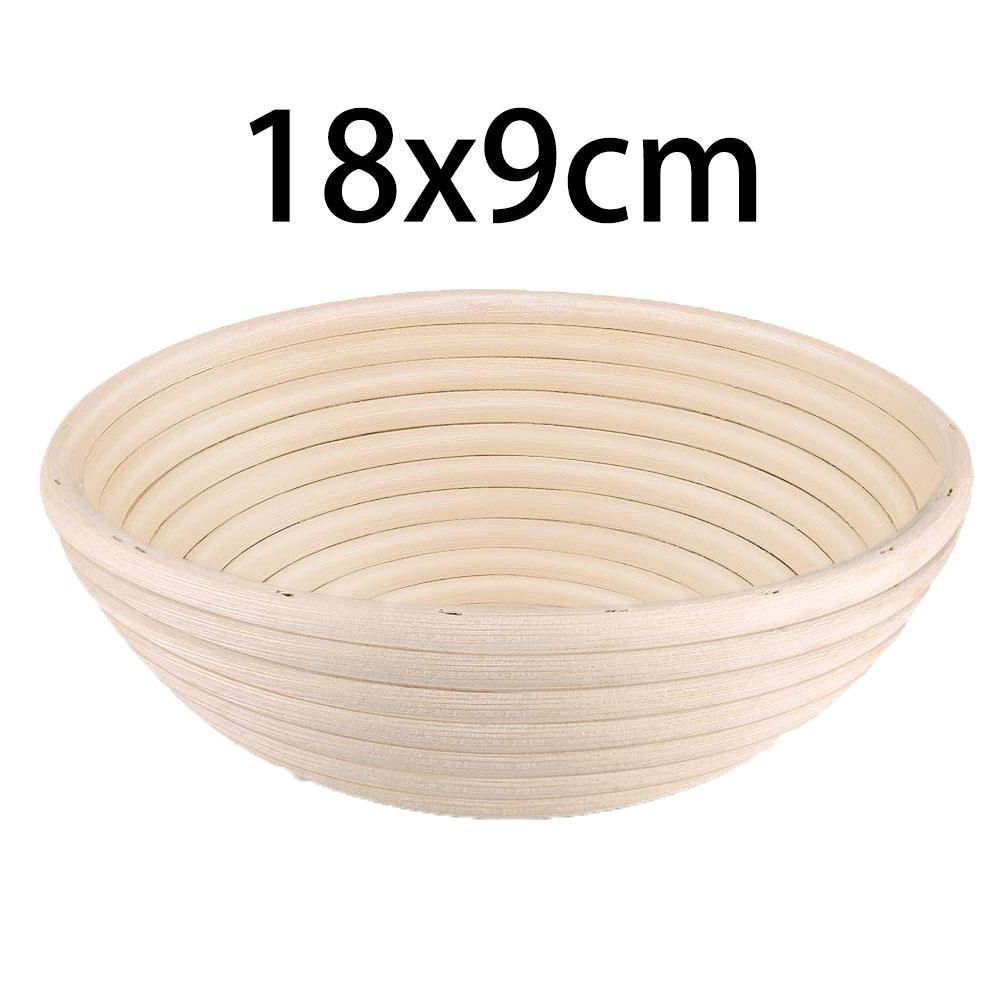 Handmade Rattan Bread Proofing Basket Oval Round Baking Mold Bowl Dough Wicker Bakers Proving Baskets Kitchen Accessories