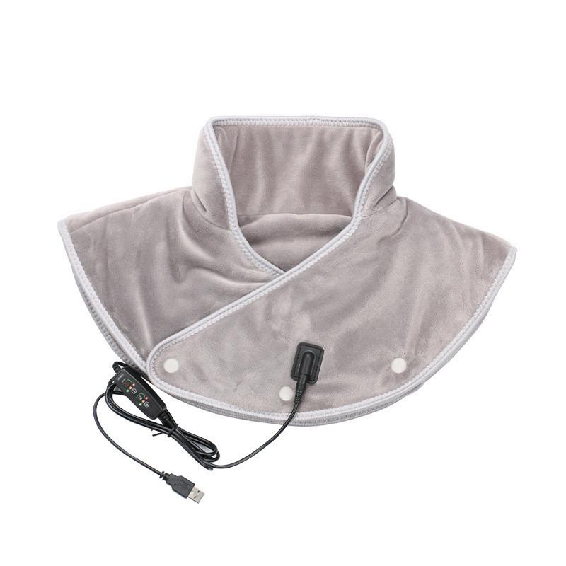 Electric Heating shoulder Neck Pad Massager Portable Cervical Brace Wrap Thermal Compress Relieve Pain & Fatigue Back Brace Tool