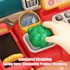 36pcs Children Humorous Supermarket Cash Register Speech Intelligent Recognition Pretend Checkout Featuring Cash Register Role Playing Playthings