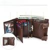 Top-grain Cowhide Wallet Large-capacity Oil Wax Leather Genuine Leather Wallet Wallet for Men