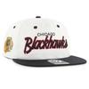 Casquette Snapback 47 Brand - CROSSTOWN Chicago Blackhawks - Homme - Blanc/Noir/Rouge