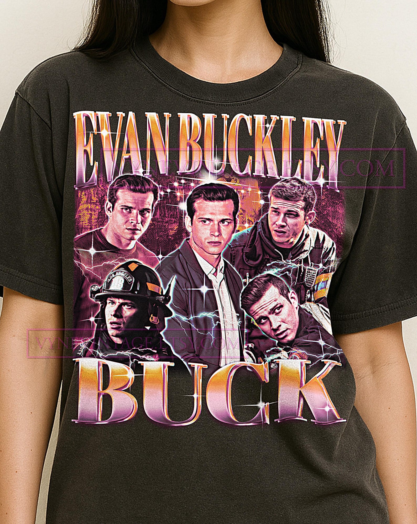 Evan Buckley Buck Shirt, Buck Evan Buckley 90s Vintage Retro Bootleg Shirt, TV Hero Graphic Tee, Fan Favorite Aesthetic Shirt 3XL