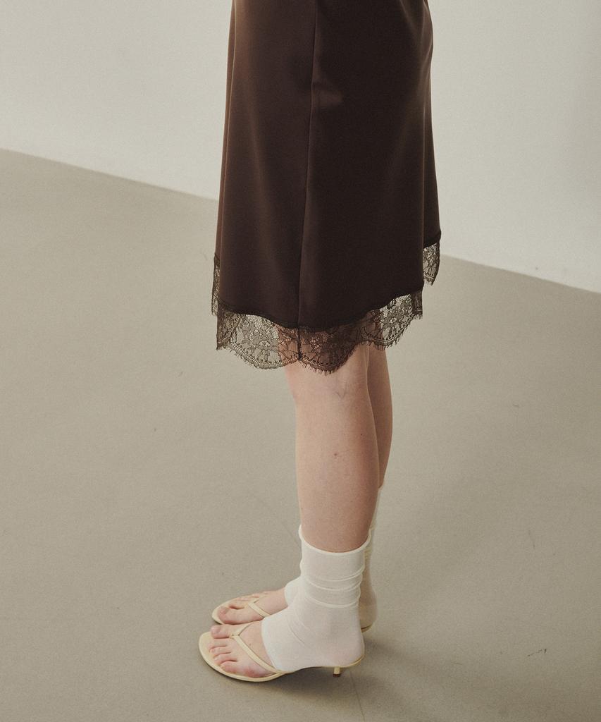 Melly And Rose Rose Lace Satin Skirt (314809)