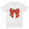Christmas Bow Festive Holiday TShirt Unisex Gift Retro Seasonal Funny Xmas