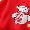 Gepersonaliseerde Geborduurde Naam Kinderkerst-Sweatshirts Voor de Winter