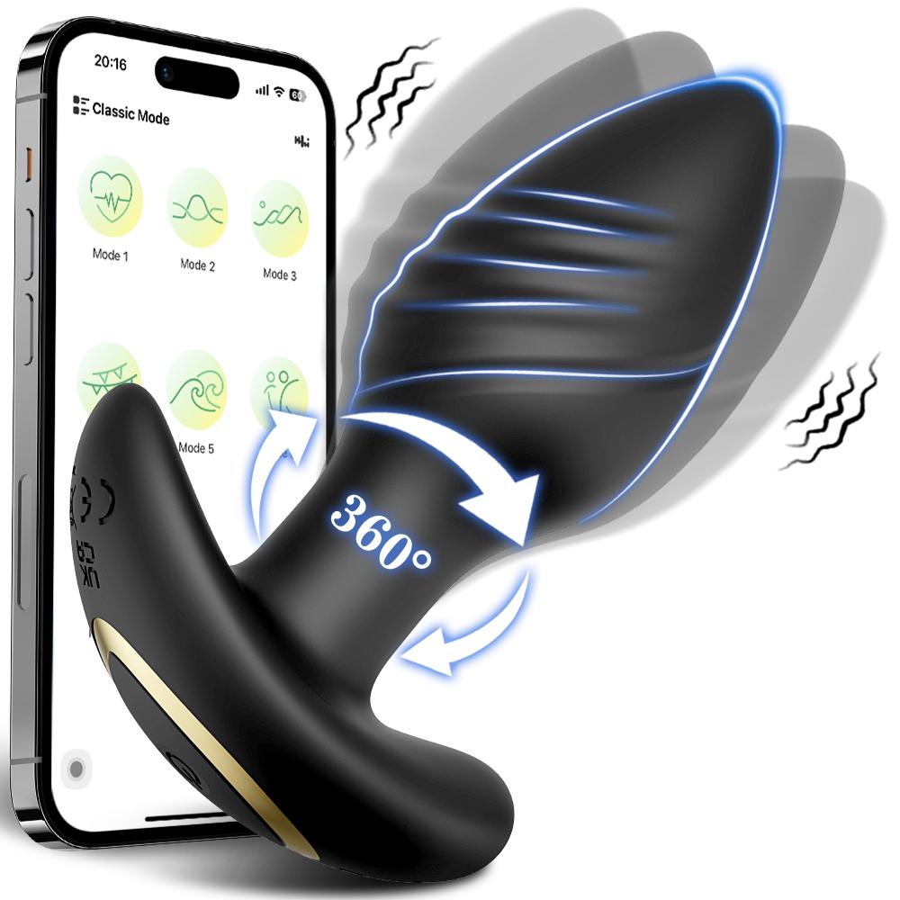 Sex Toys  2In 1Anal Plug Penetration Vagina Vibrator Masturbation Tools for Couple Anal Masturbator Adult Toy Sex Machine