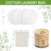 20 Pcs Reusable Makeup Remover Pads Bamboo Washable Cotton Rounds with Cotton Laundry Bag and Round