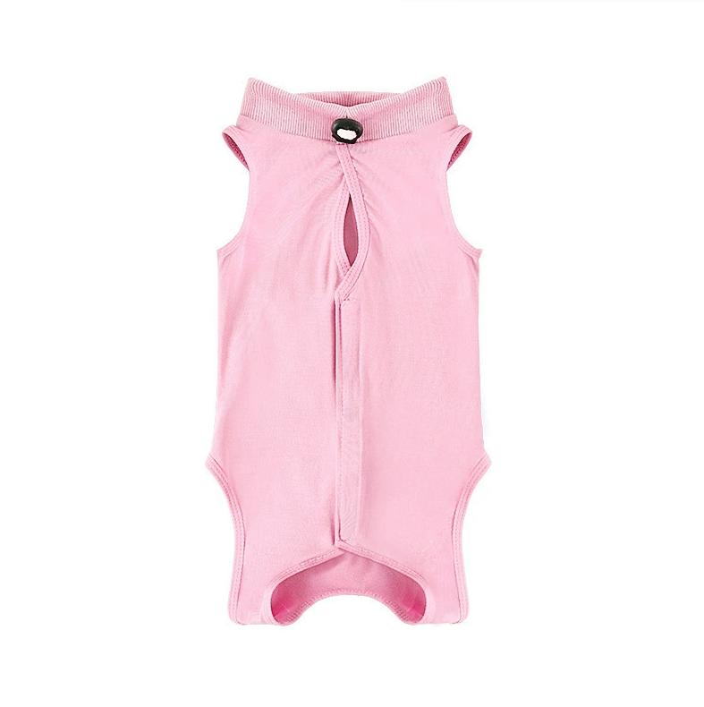 INS Cat Recovery Suit for Abdominal Wounds Breathable E Collar Alternative for Anti Licking Dog Pet