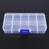 10 Compartments Adjustable Practical Storage Box Bead Ring Box Jewelry Presentation Organizer
