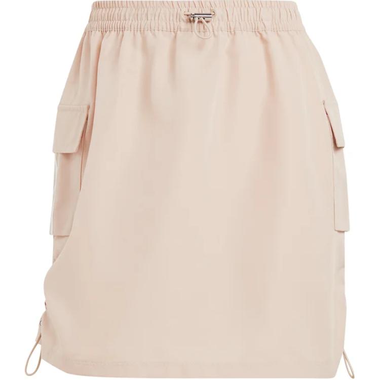 Adidas Originals Short Cargo Skirt With Three Stripes Patchwork Women Bottoms Magic-Light-Brown IX6002
