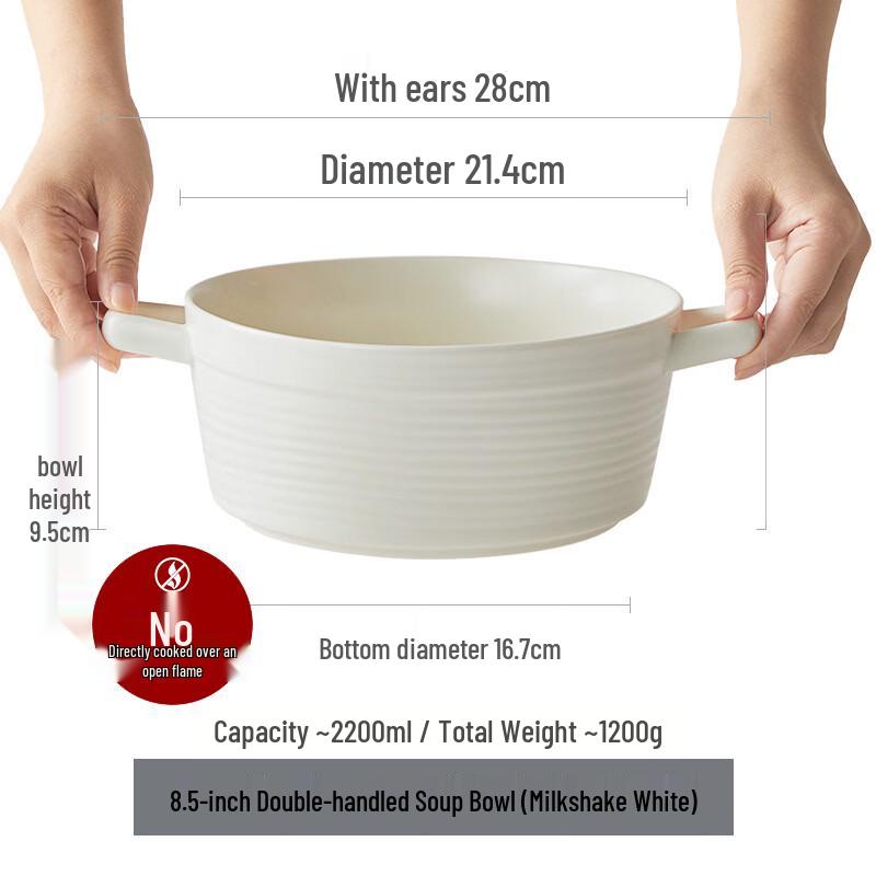 Yuzhuxun Cartoon Ceramic Soup Bowl