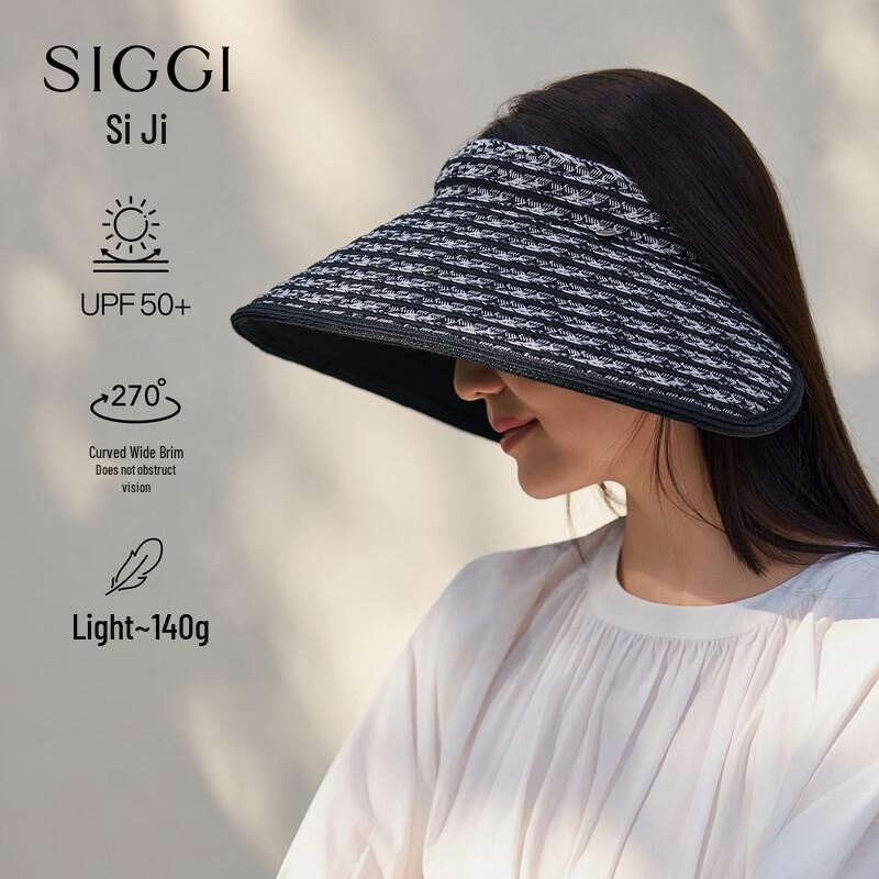 Женская широкополая шляпа-визор Siggi с защитой от УФ-лучей 57cm-59cm