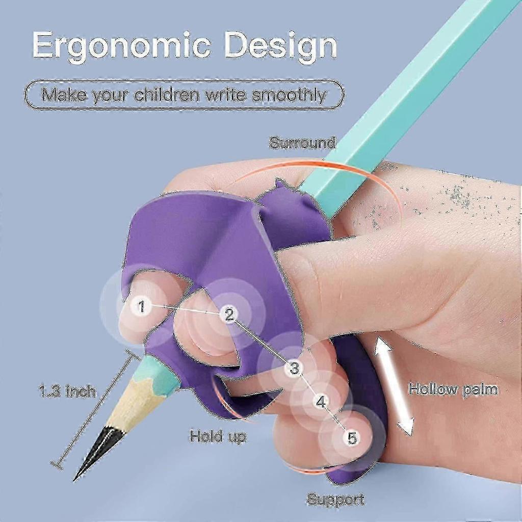 Pencil Grips For Kids Handwriting Ergonomic 5 Fingers Pencil Grippers p20241126800