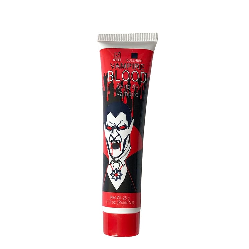 

[TOUFEIYUAN]Glue taping cosplay fake blood for clothes, stage fake blood, Dripping blood with realistic effect, cosplay blood prank props, zombie