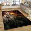 3D L-Lord of The Rings H-Hobbit Movie HD Rug Carpet for Living Room Bedroom Home Decor,Non-slip Decoration for Sofa Doormat Gift