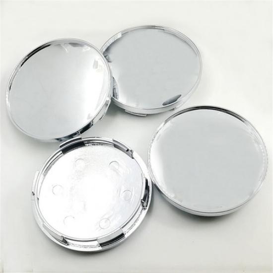 4Pcs/Set Universal Chrome Silver Car Wheel Center Hub Caps Covers No  Useful