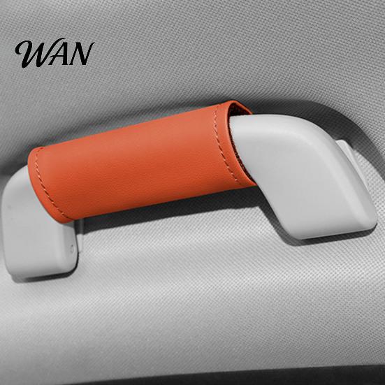 Universal Fit Car Handle Wrap Protective Cover for Roof Handles, Overhead Covers, Grab Most Models Interior Accessories Anti-dirty Protector