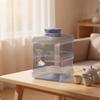 Water Bucket with Handle Transparent Storage Large-Mouth Pail for