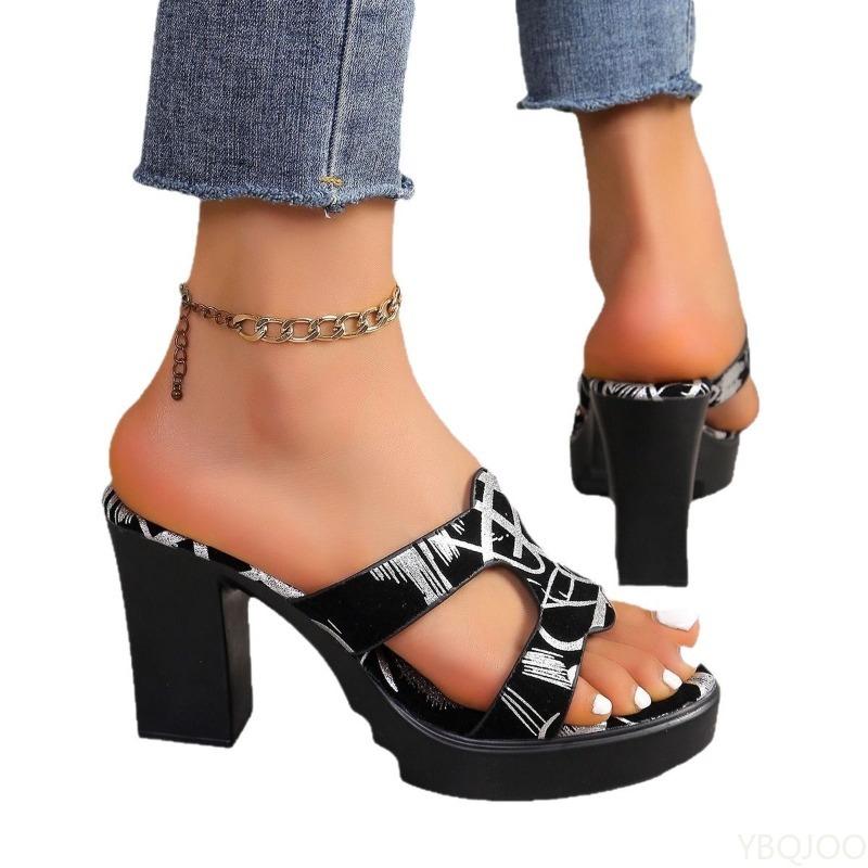 2025 summer Women Fashionable versatile High Heels Sandals New Simple Casual comfortable Wedge Women Slippers Sexy women shoes
