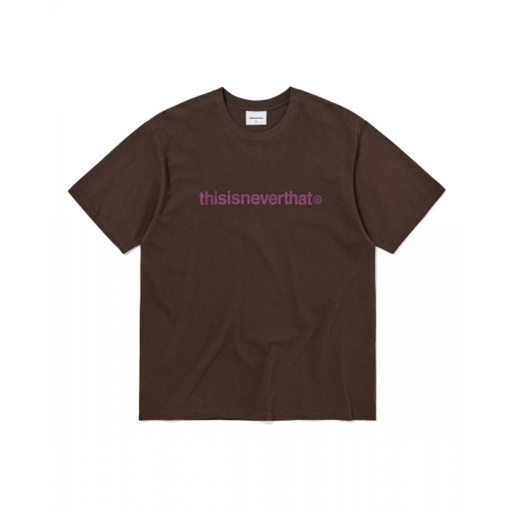 ThisisneverThaT T Logo Tee Dark chocolaTe XL