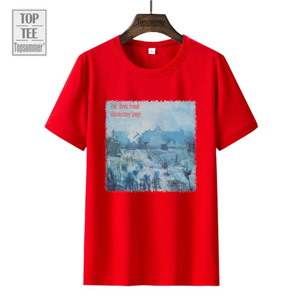 Valedictory Songs Album T-Shirt The Bevis Frond Tour T Shirt Unisex Rock Band Black Tshirts Women Graphic Print Top
