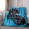 1pc batcycle, batman Blanket Lightweight Flannel Throw For Sofa, Bed, Travel, Livingroom, Office, Couch, Chair, And Bed