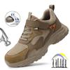New Fashion Lightweight Men's Safety Work Shoes Comfortable Indestructible Boots Sneakers Anti Puncture Male Footwear