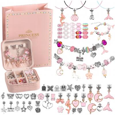KIT FOR MAKING BRACELETS FROM CHARMS JEWELRY - 66 Pcs.