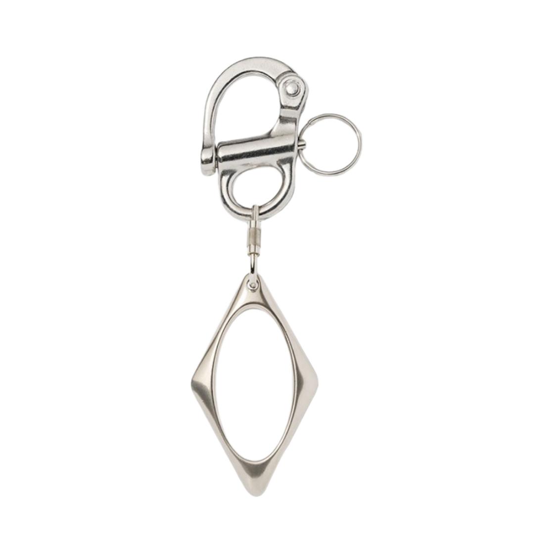 Mischief Rhombus Keyring Silver ONE SIZE