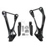 Motorcycle Rear Footrest Foot Pegs For KAWASAKI Ninja ZX6R 2005-2008 2007 2006 ZX636 2005-2006 Silver/Black/Matte Black