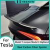 HEENVN Model Y Juniper Spoiler for Tesla Model 3 Highland Real Carbon Fiber Spoiler High Performance Trunk Wing Car Accessories