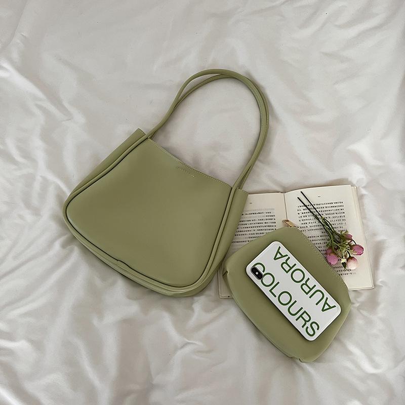 New Trendy Korean Versatile Shoulder Bag Large Capacity Women's Bag Underarm Bag Summer Niche Tote Bag