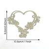 Flower Heart Cutting Dies Scrapbooking Stencils Carbon Steel Dies Cut Stencils for Card Making Photo Album Decoration
