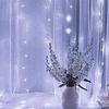 LED Curtain Lights 8 Modes Remote Control 3.3x3.3yd USB Power High Safety Curtain String Lights for