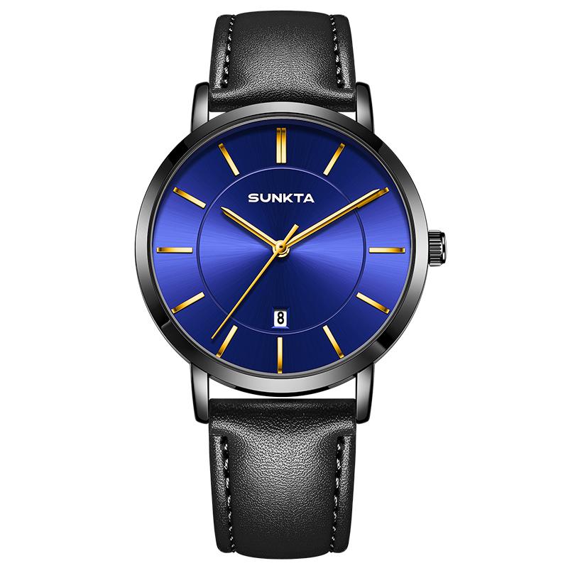 Sunkta New Fashion Elegant Watches for Women Outdoor Sports Ultra Thin Casual Leather Strap Breathable Quartz Ladies Watch Gifts