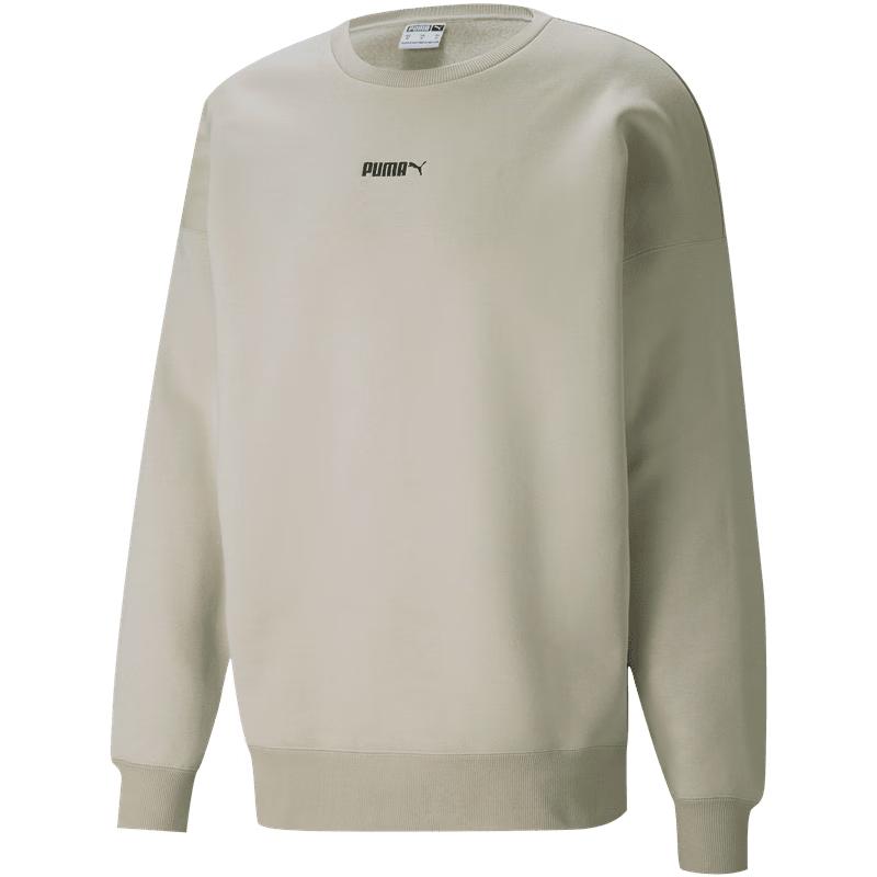 PUMA 534365 Fleece Lined Oversize Crew Neck Sweatshirt