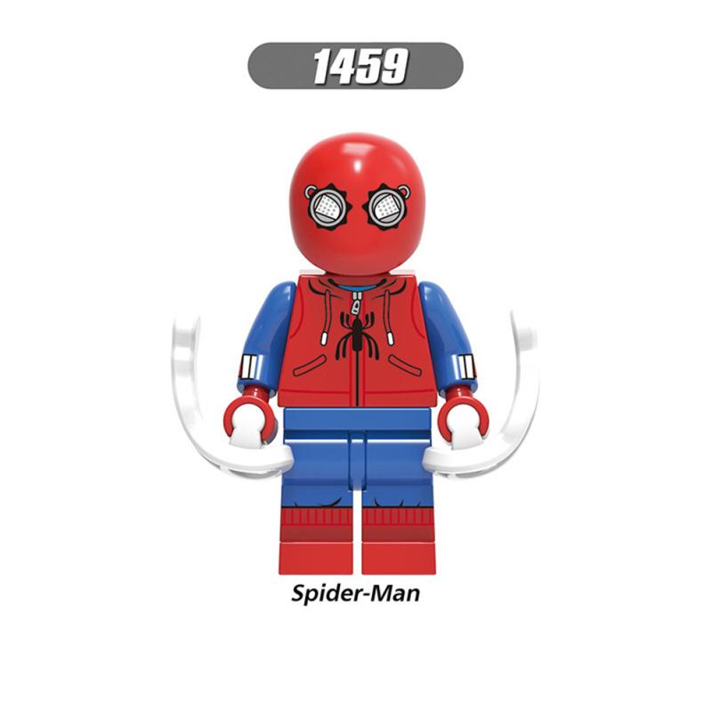X0281 Spider Man Building Blocks Assembling Modular Minifigure Toy Educational Toys For Kids Boys