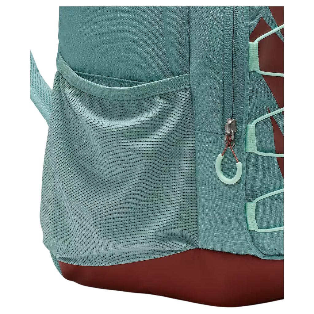 Nike Hayward 22L Fashion Commuter Letter Print Fabric Backpack Unisex Backpack Cannon-Gray Foam-Green Red-Brown HJ8200-017