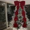 Giant Bow Decoration 20 X 70 Inch Big Velvet Bow for Room Backdrop Wall Decor Extra Large Ribbon Tie for Birthday Baby Shower Wedding Party Supplies