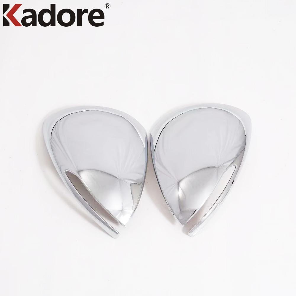 Rearview Mirrors Cover Trim For Hyundai Sonata     Carbon Fiber Door Side Wing Mirror Covers Cap Car Accessories ABS Chrome