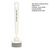 Cleaning Brush Long Handle Oil-Proof 360-Degree Rotatable Head Pot Brush with PET High-Density Bristles Strong Stain Removal Cleaning Scrubber