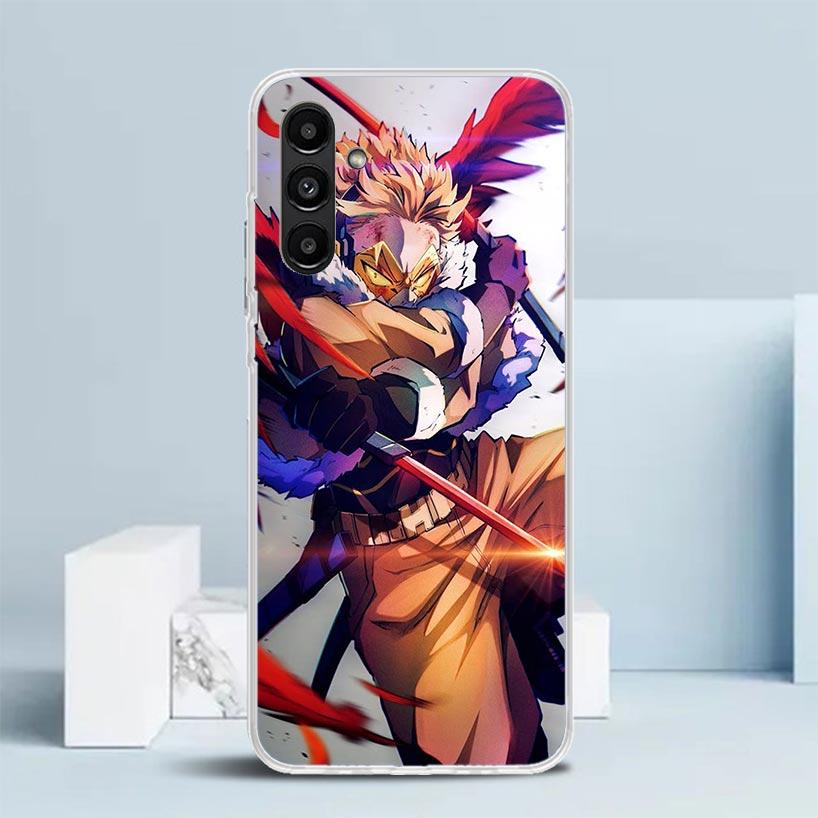 Hawks MHA My Hero A-Academy Phone Case For Samsung Galaxy A17 A37 A57 A16 A15 A14 A13 A56 A55 A54 A53 A36 A35 A34 A33 A26 A25 A2
