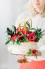 Partydeco Topper Na Tort Cyfra 60 Złota 21Cm