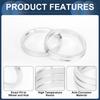 INFINAUTO Wheel Hub Centric Ring OD 78.1mm to ID 67.1mm Wheel Center Shaft Shock